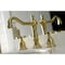 Kingston Brass KS1977RX Widespread Bathroom Faucet with Brass Pop-Up, Brushed Brass KS1977RX - alternate 5